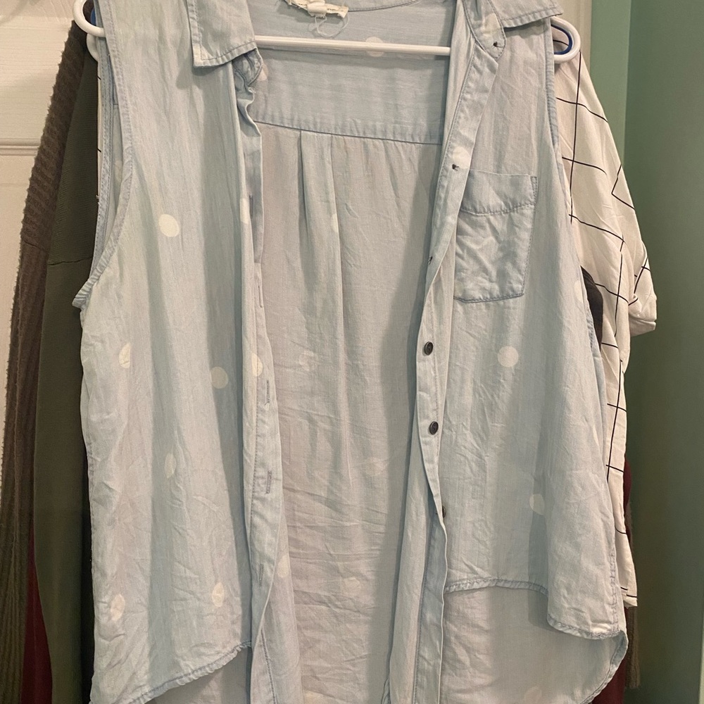 Beachlunchlounge denim tank